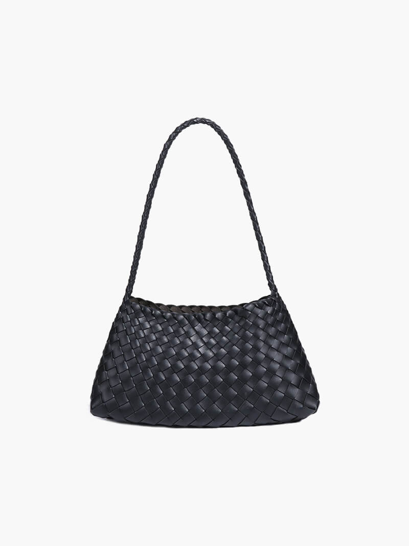 Aira - Faux Leather Braided Handbag