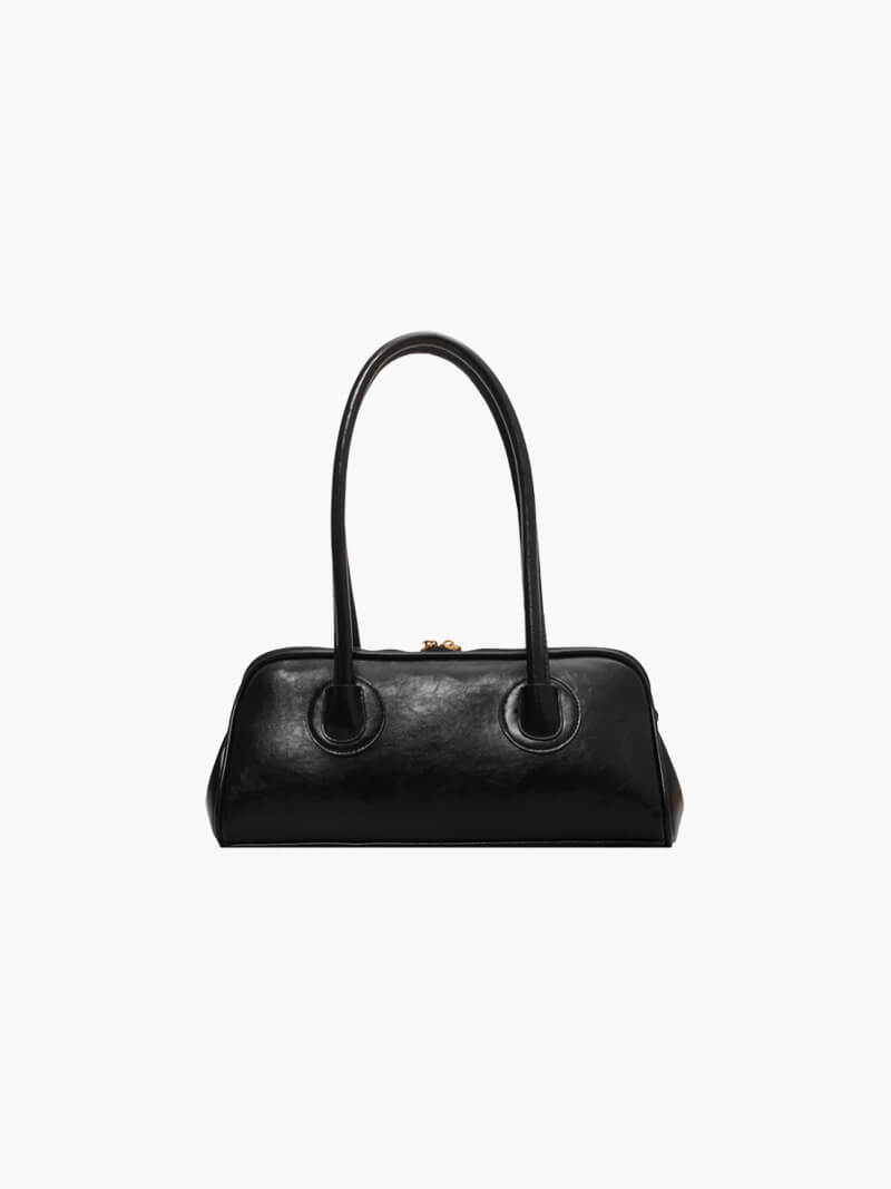 Lila - Faux Leather Shoulder Bag with Vintage Charm