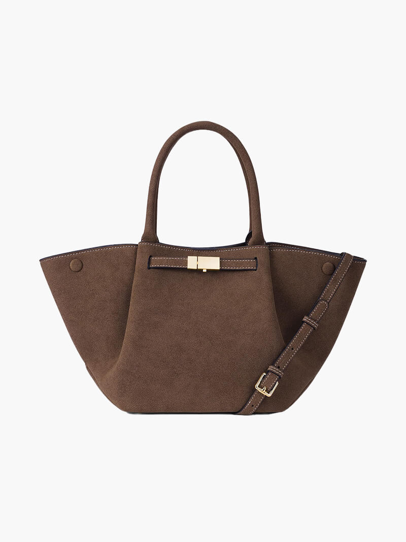 Charlotte - Faux Suede Crossbody Bag