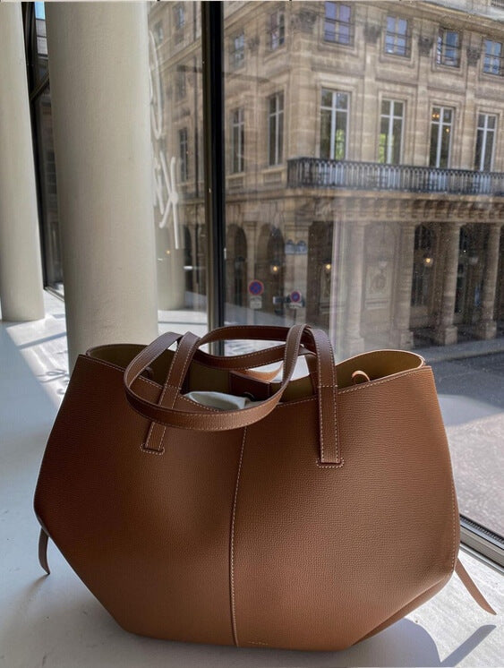 Lucille - Elegant Leather Shopper Bag