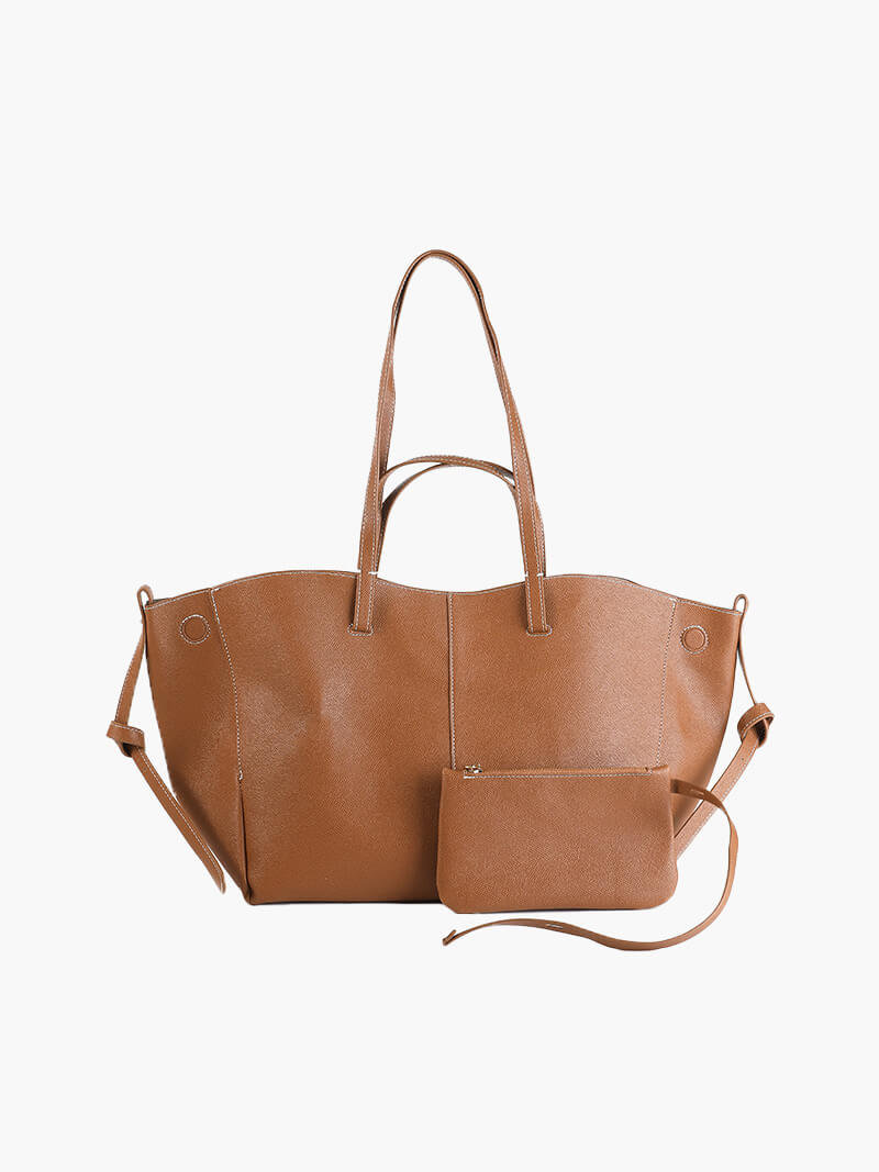 Lucille - Elegant Leather Shopper Bag