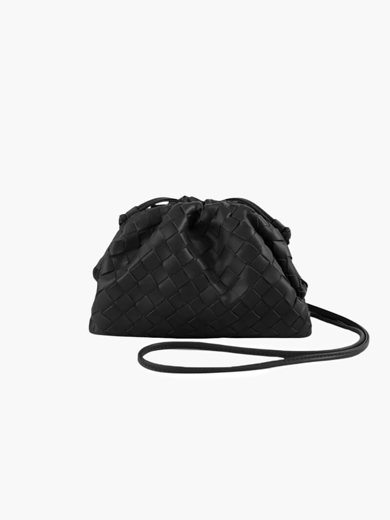 Rhea - Mini Woven Vegan Leather Bag