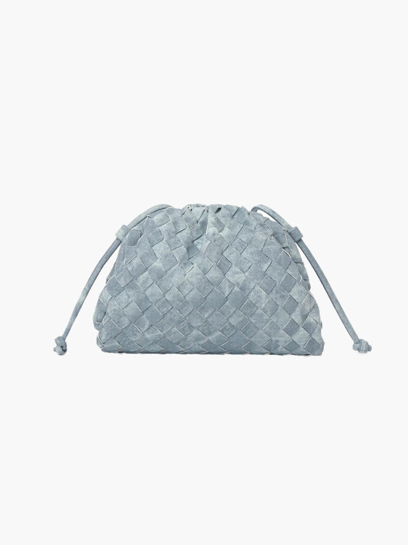 Rhea - Mini Woven Vegan Leather Bag