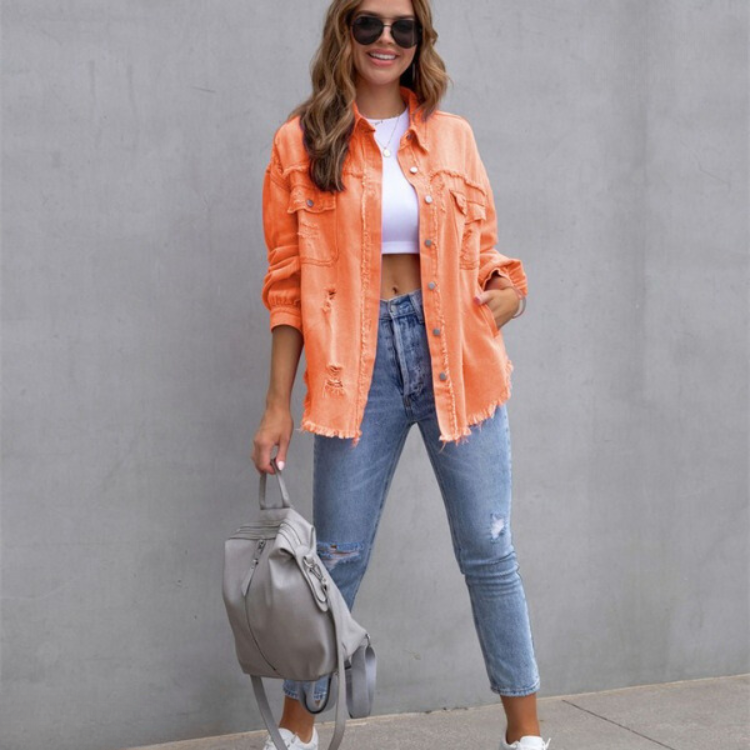 Annika - Comfortable Denim Jacket with a Relaxed Fit