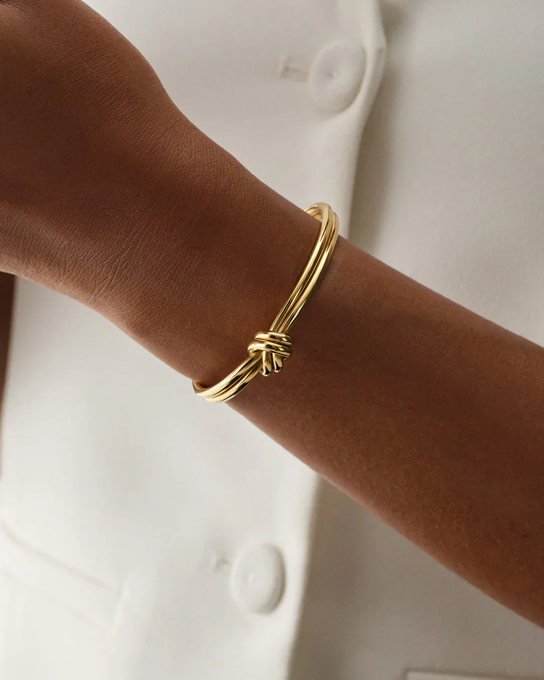 Serenity - Dual Knot Gold Bracelet