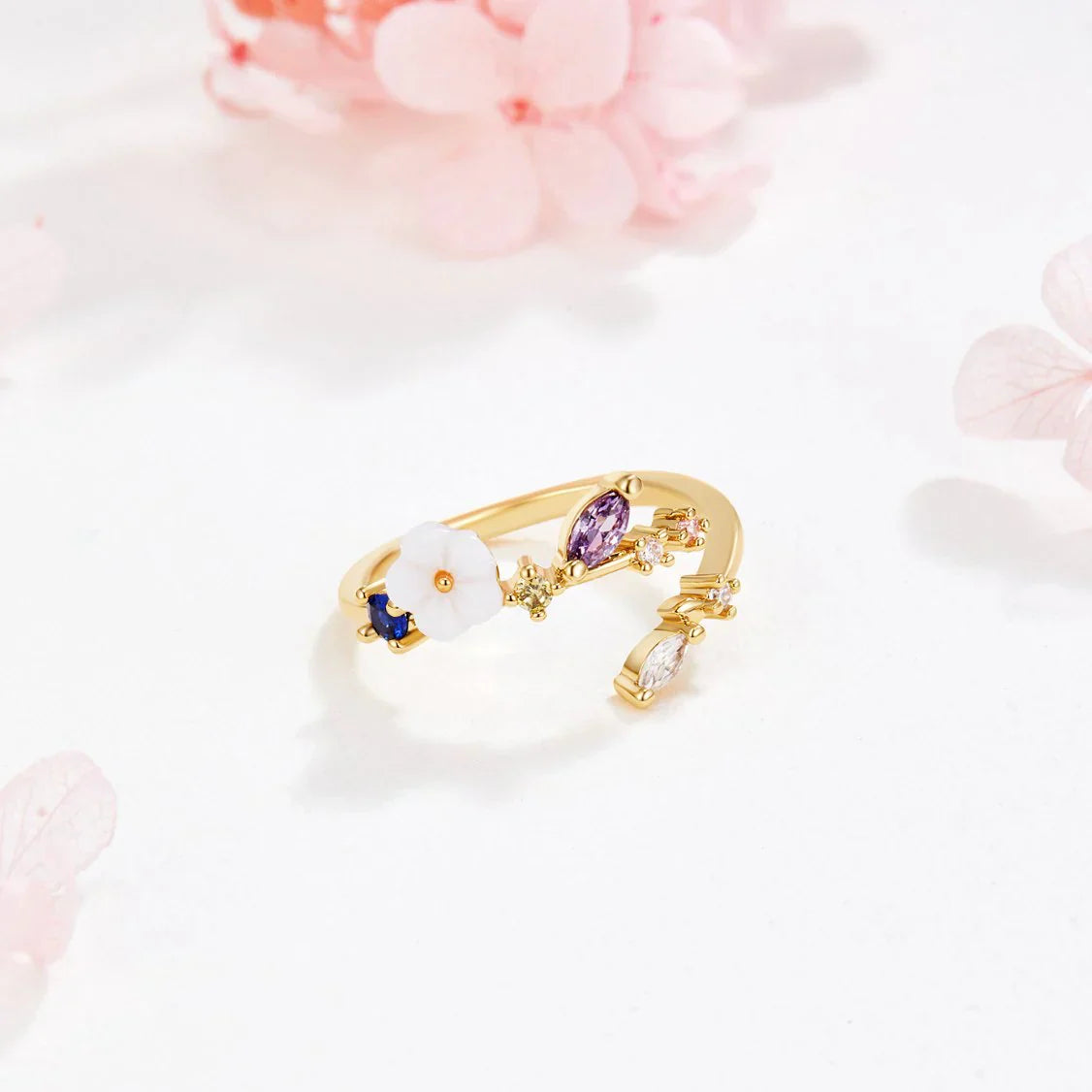 Margot - Blossom Floral-Inspired Design Ring