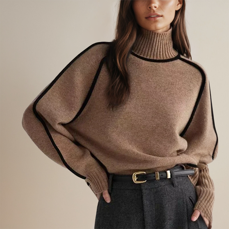 Camilla - Premium Turtleneck Pullover