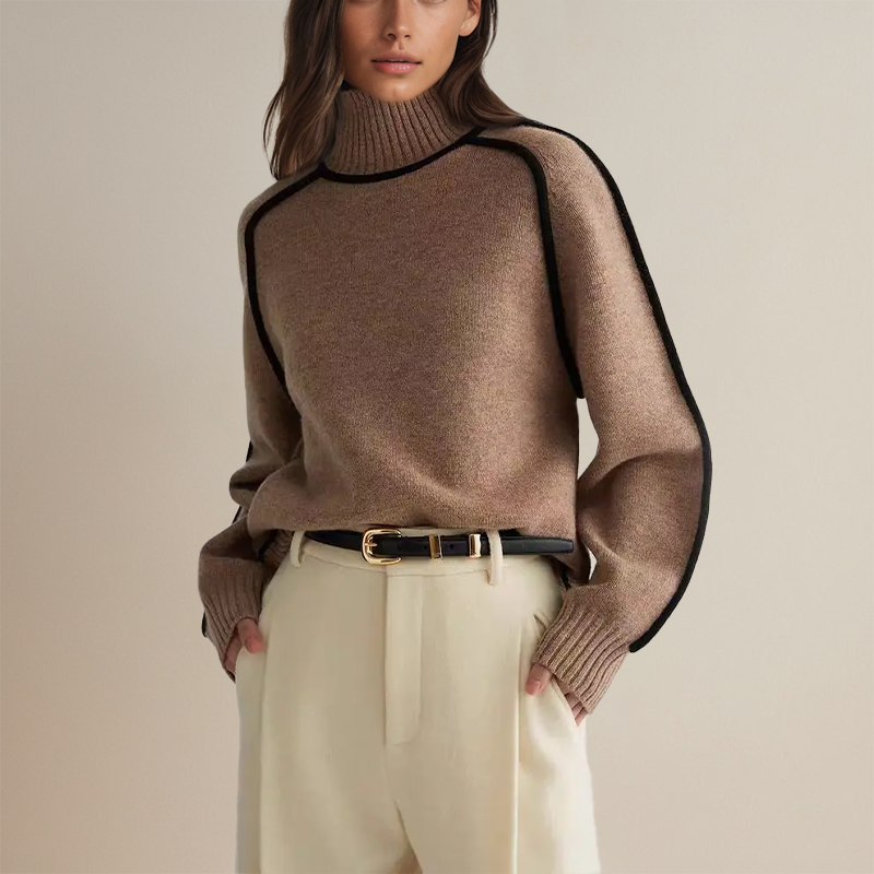 Zinnia - Knit Turtleneck Sweater for Effortless Fall Style