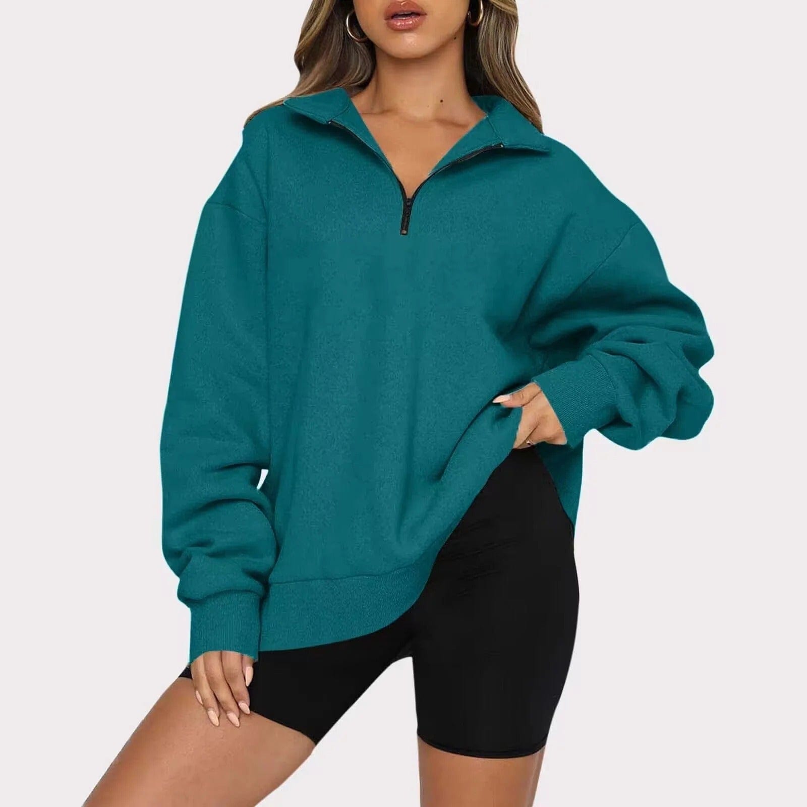 Maddison - Casual Zip-Up Sweater for Winter