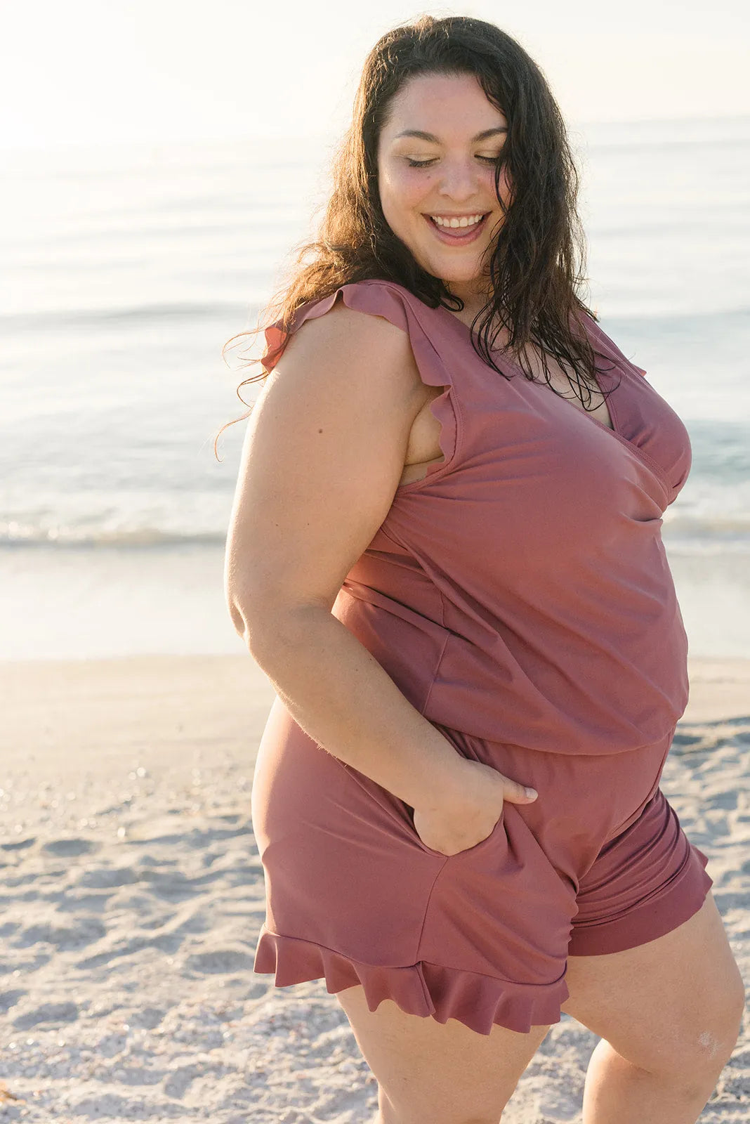 Abigail - Plus Size Swimsuit with Tummy Coverage for Women