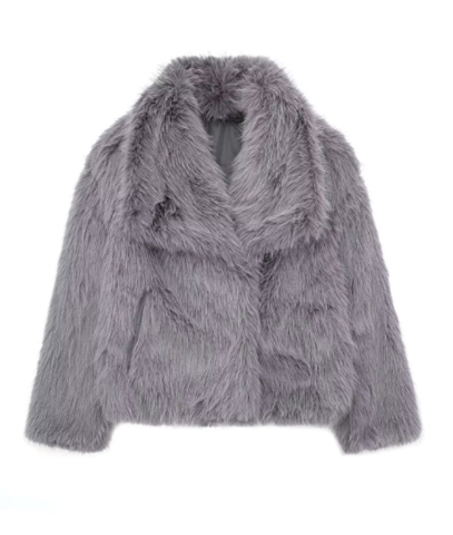 Beatrix - Eco Faux Fur Jacket for Timeless Luxury and Comfort