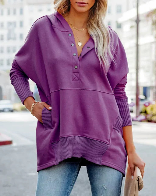 Luna - Oversized Hooded Sweater Soft and Stylish for Everyday Comfort