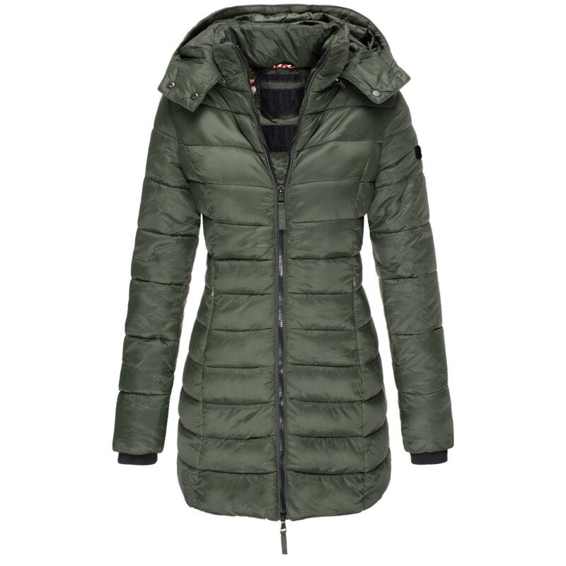 Marlowe Coat - Premium Hooded Down Jacket for Fall/Winter