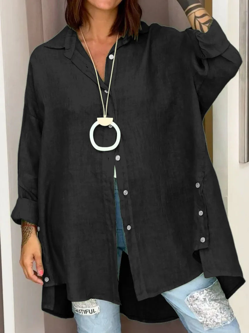 Elani - Oversized Button Shirt