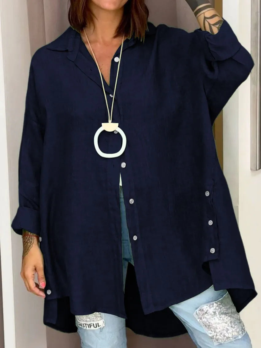 Elani - Oversized Button Shirt