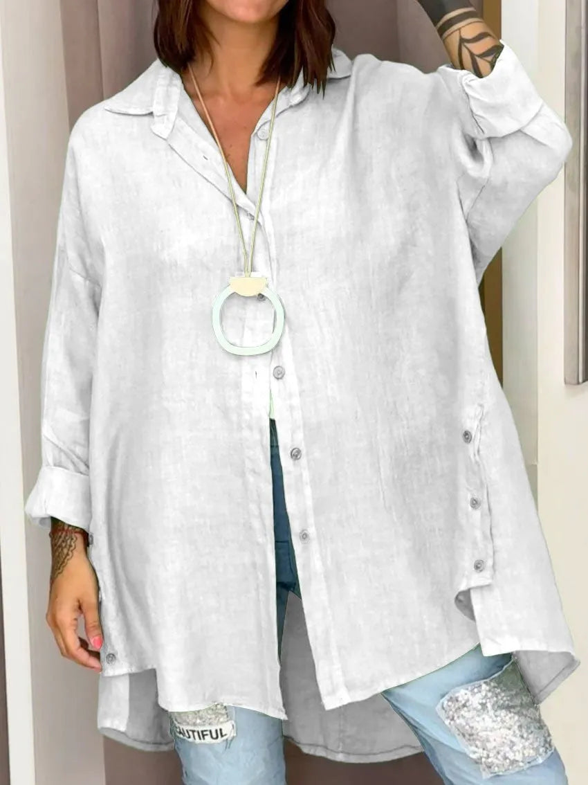 Elani - Oversized Button Shirt