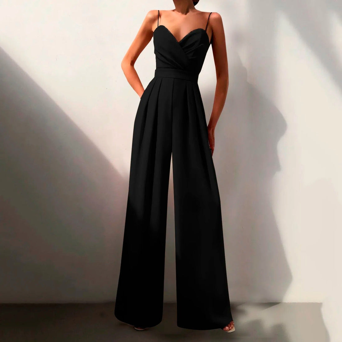 Maddison - Sleeveless Wide-Leg Maxi Jumpsuit for Casual and Chic Looks