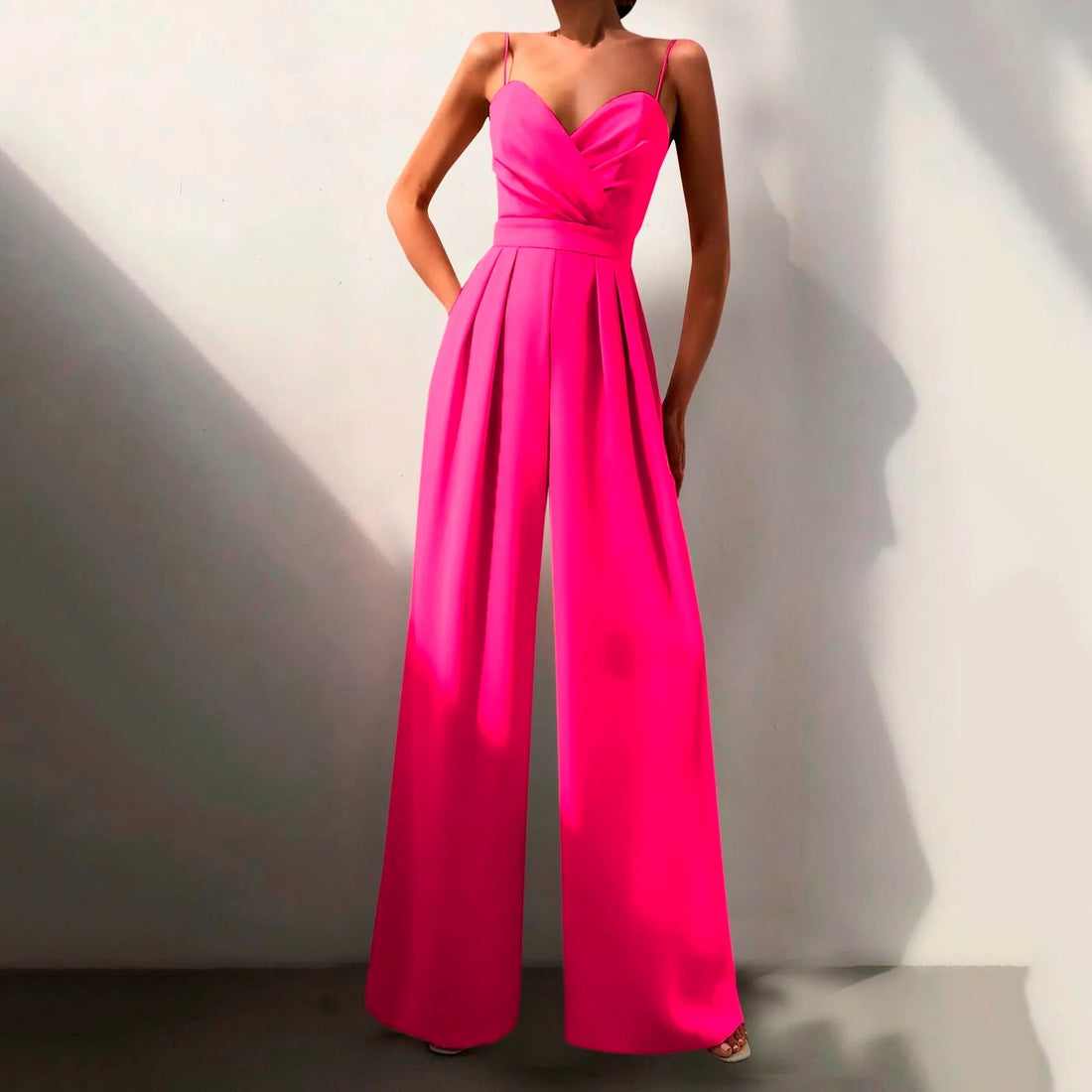 Maddison - Sleeveless Wide-Leg Maxi Jumpsuit for Casual and Chic Looks